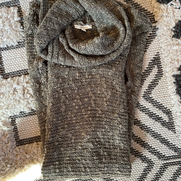 Mystree Sleeveless Green Cowl Neck Sweater Tunic, size Large - Picture 4 of 4